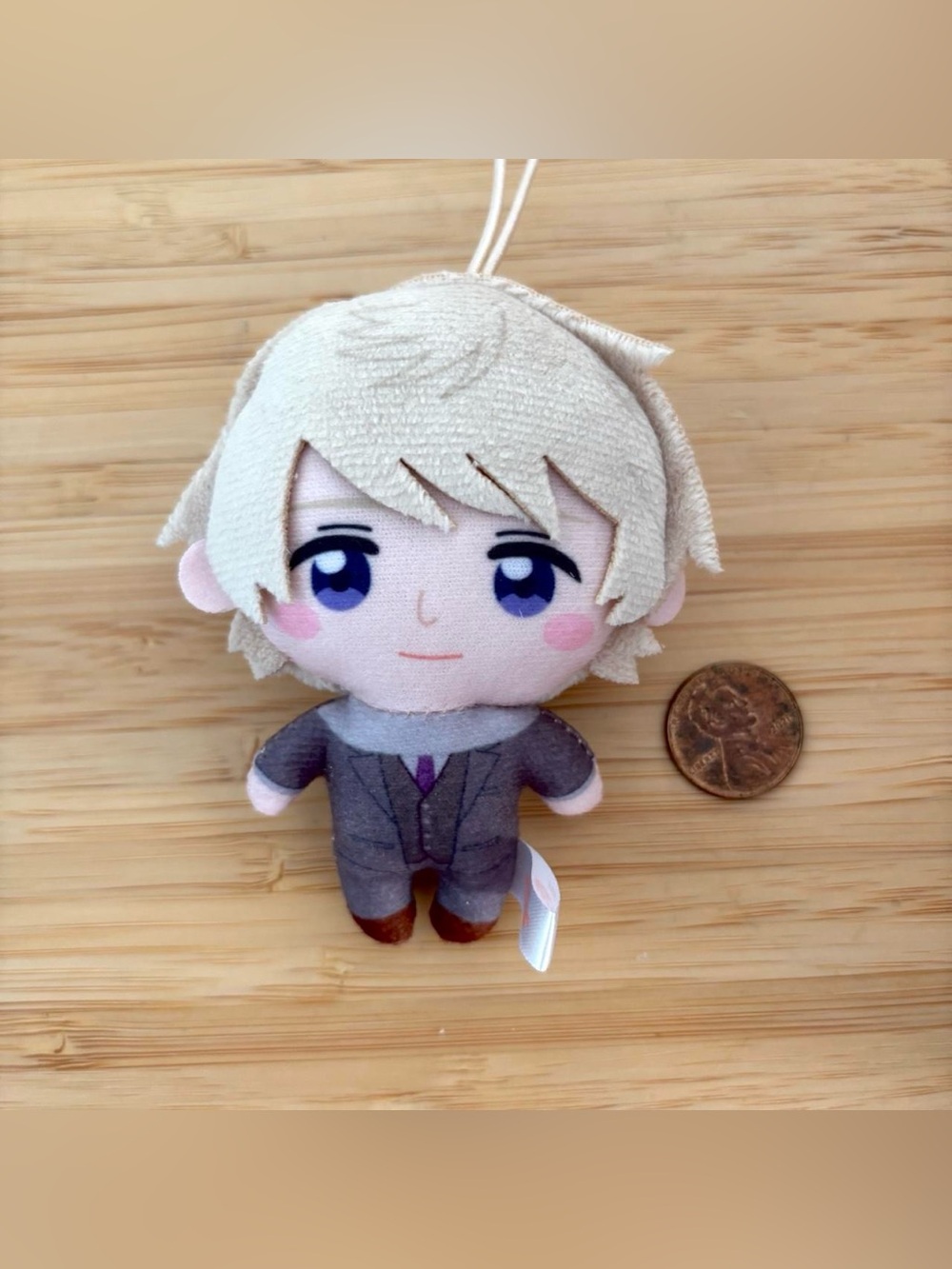 Rare Hetalia Axis Powers plush keychain Russia